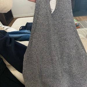 Glitzy Racerback Shirt Silver